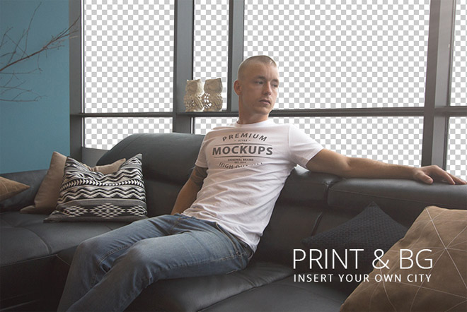 Download Free High Quality T-Shirt Mockup PSD - Free Download