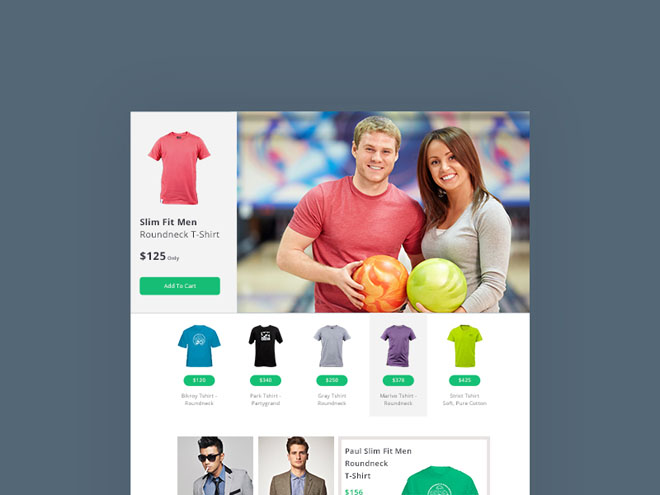 Minimal eCommerce PSD Web Template - Free Download