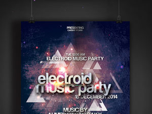 Free Music Party Flyer PSD Template - Free Download