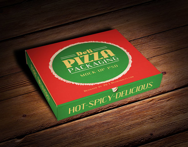 Download Free Pizza Box Packaging Mockup - Free Download