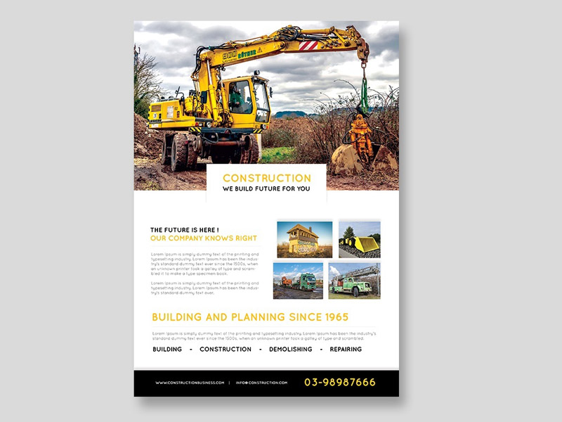 Construction Flyer Template Free Download