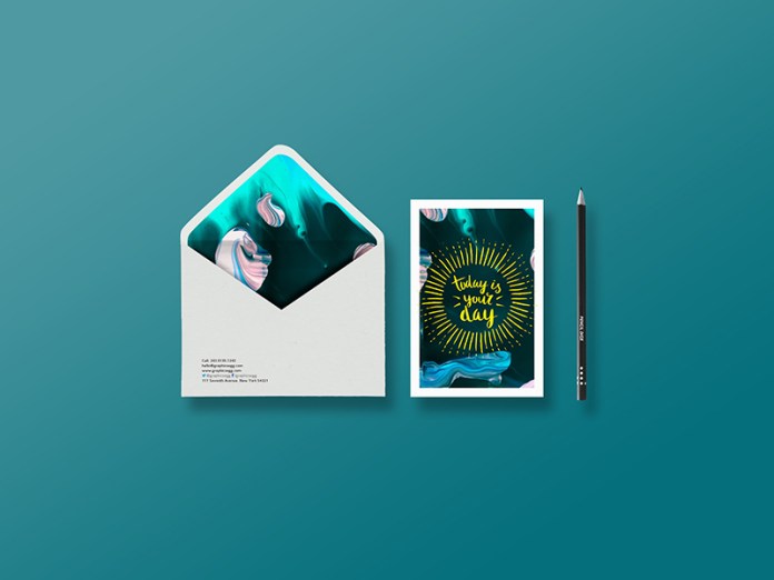 Download Free Psd Postcard Mockup Template Free Download