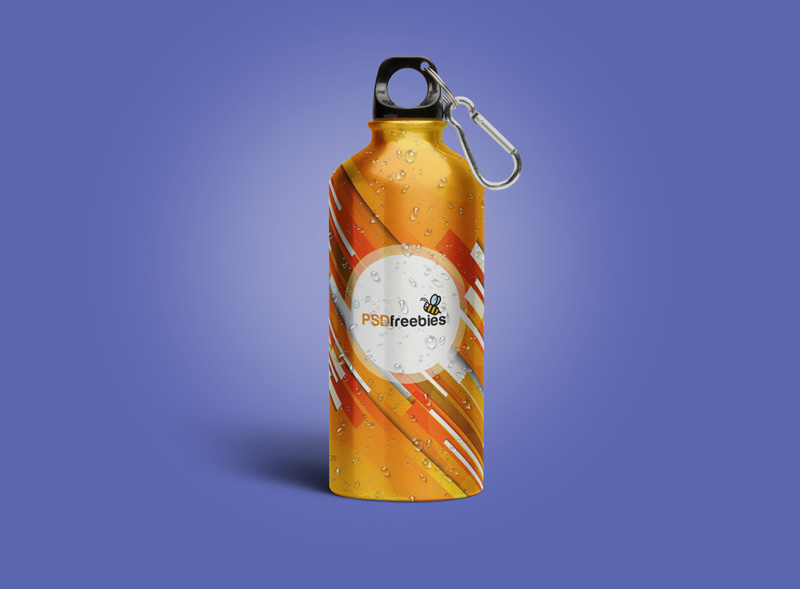 Download Aluminum Water Bottle Mockup - Free Download