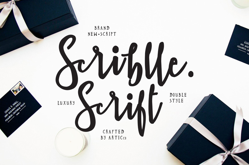 Scriblle Script Typeface - Free Download