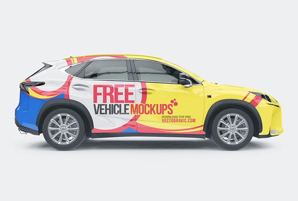 Free Car Mockup PSD - Free Download