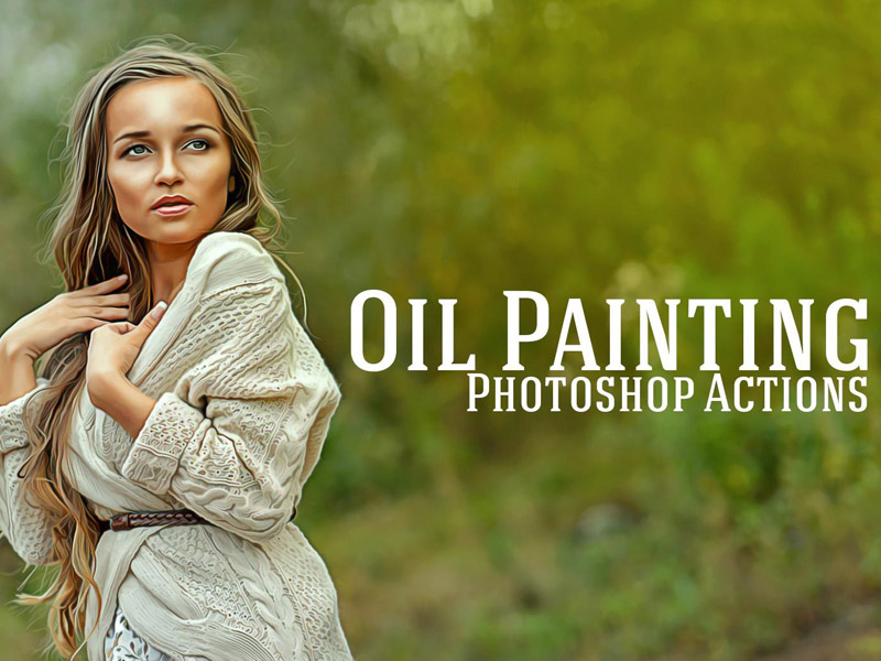 photoshop oil painting effect action free download