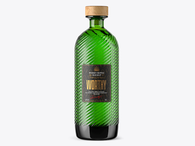 Download Free Whisky Bottle Mockup Free Download