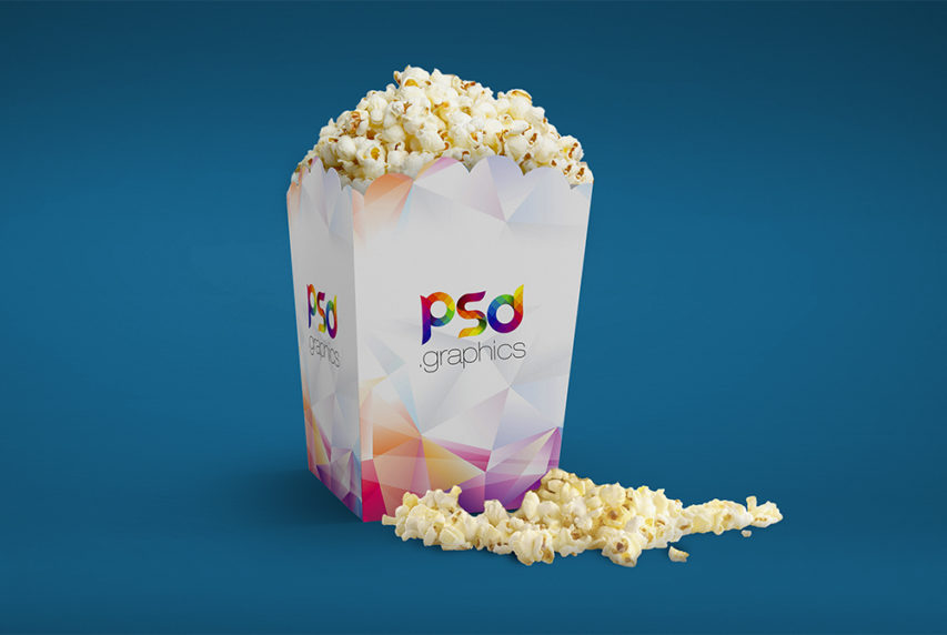 Download Popcorn Packaging Mockup Psd Free Download