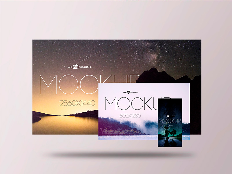 Download Free Responsive Screens Presentation Mockup - Free Download