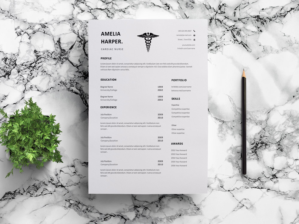 Free Cardiac Nurse Resume Template - Free Download