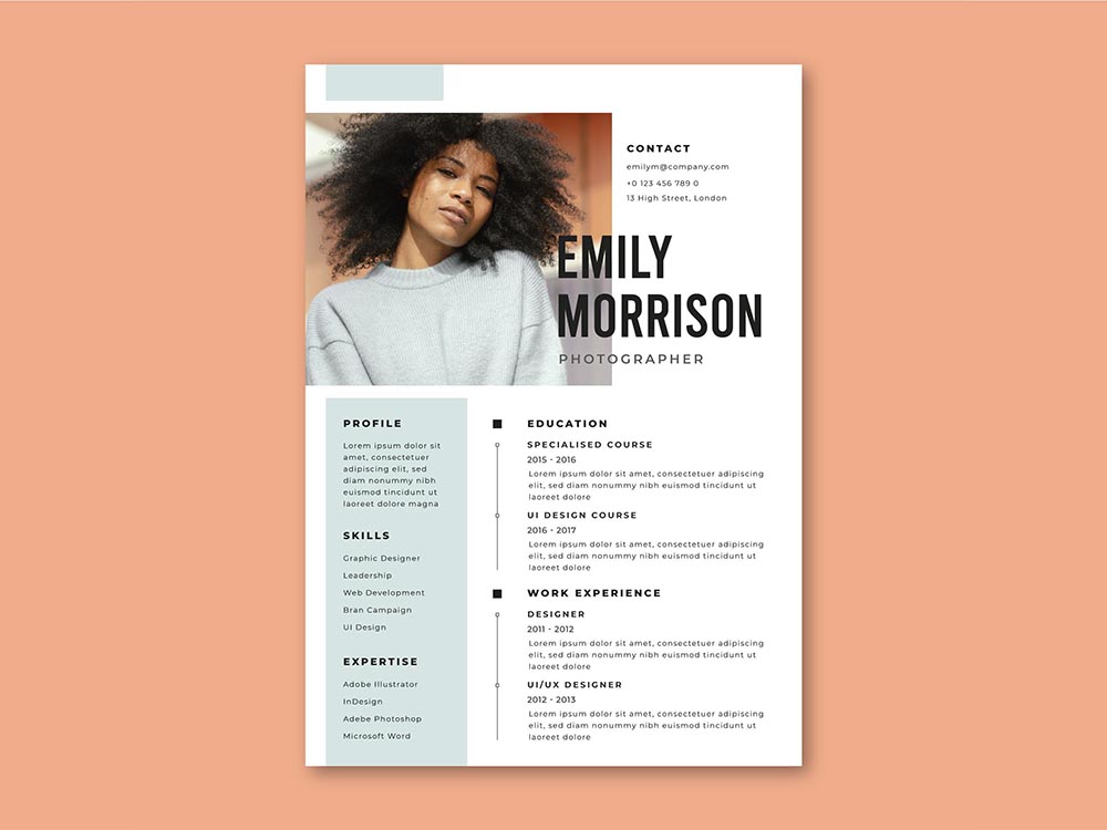 free-photographer-resume-template-free-download