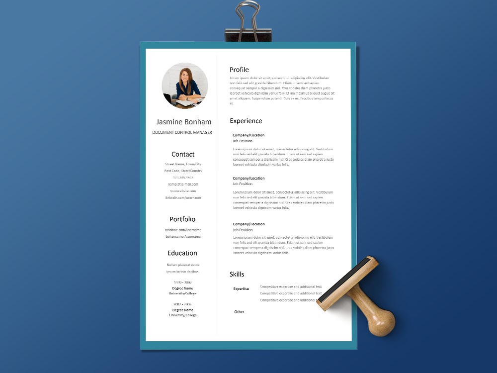 free-document-control-manager-resume-template-free-download