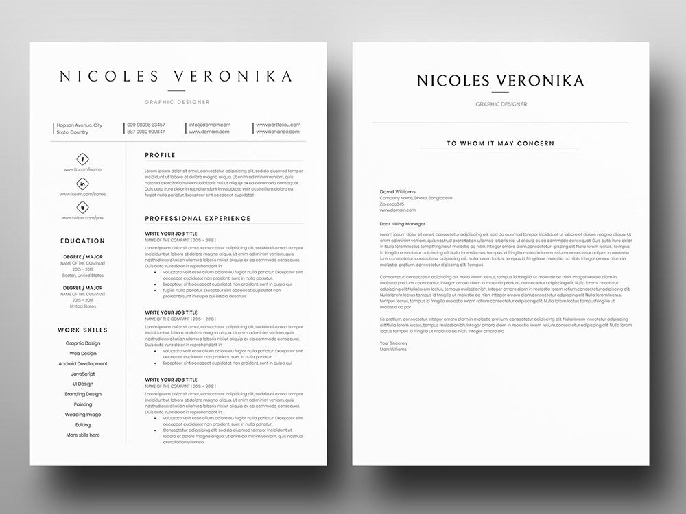 free-resume-template-with-cover-letter-letter-free-download