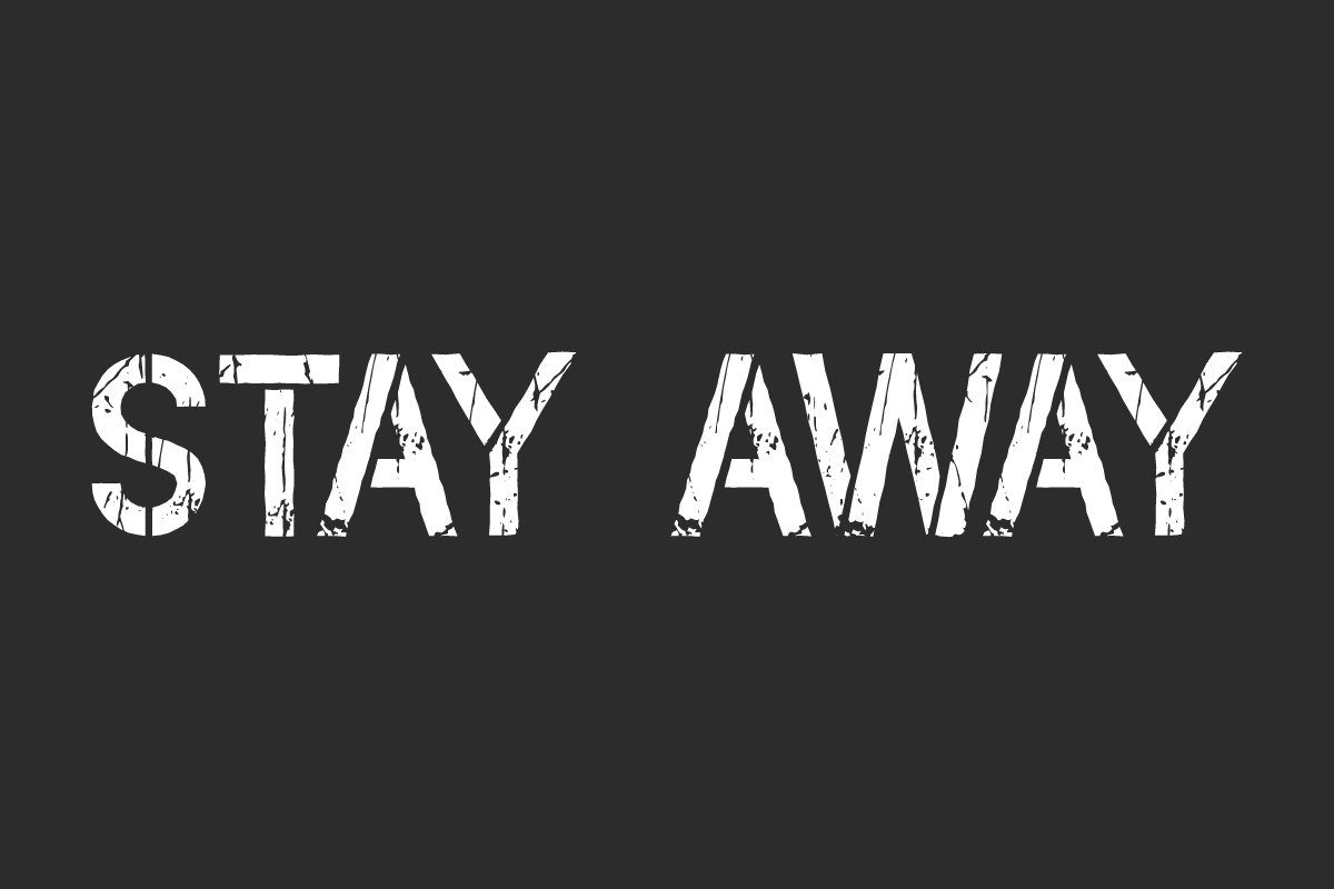 stay-away-font-free-download